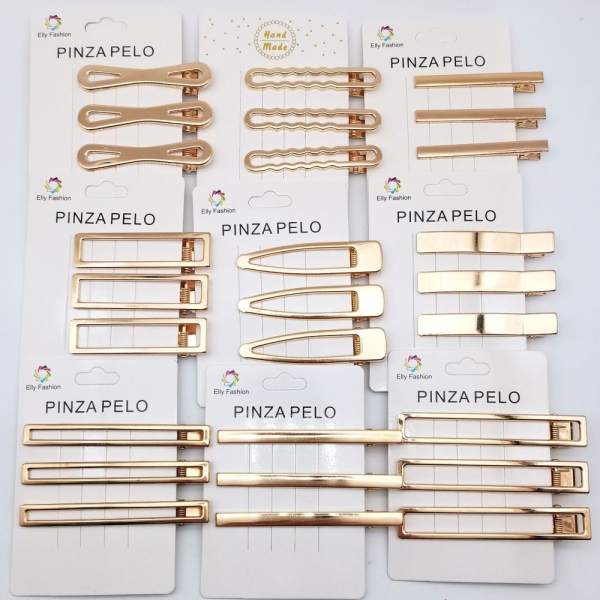 10Pcs/lot Metal hollow duck beak clip square clip pearl hairpin diy hair accessories