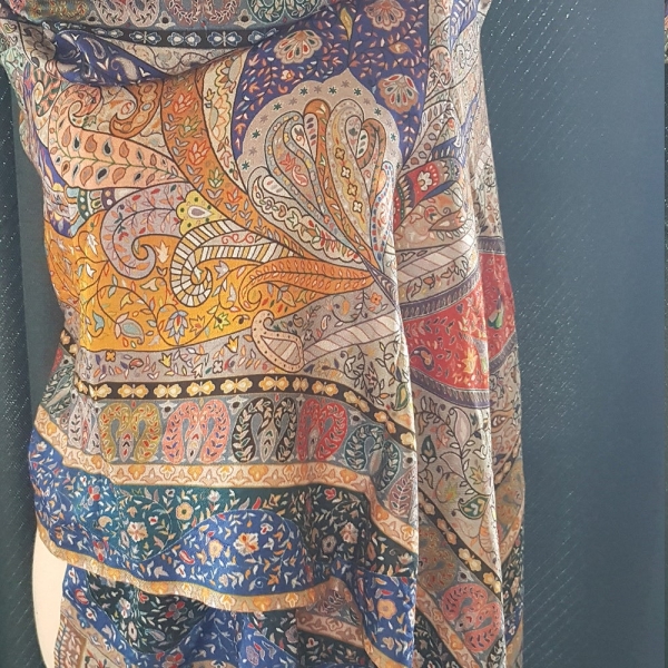 Silk scarf, Silk wrap, Women's accessories