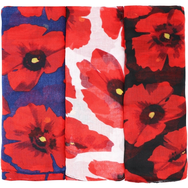 Memorial Day Poppy scarf Women Fashion scarves Long Large & Soft WARM ladies scarves UK