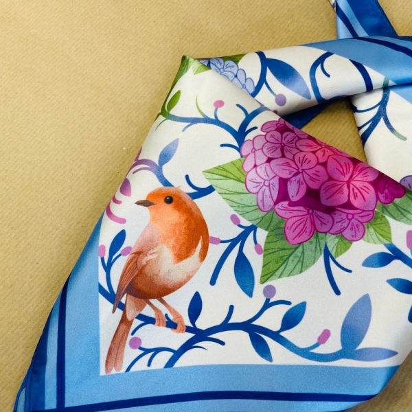 Bird Heaven Motive Scarf - Women's scarf - Holiday Gift Fashion Scarf Headband Bag Accessory Beauty Schawl Turban Scarf Gift for Her Bandana