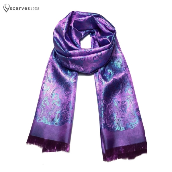 Purple silk scarf,Gift for her,shawl,festival scarf,Bridesmaid scarf,flowers scarf,unisex scarf,boho scarf,bohemian scarf,gypsy,silk scarf