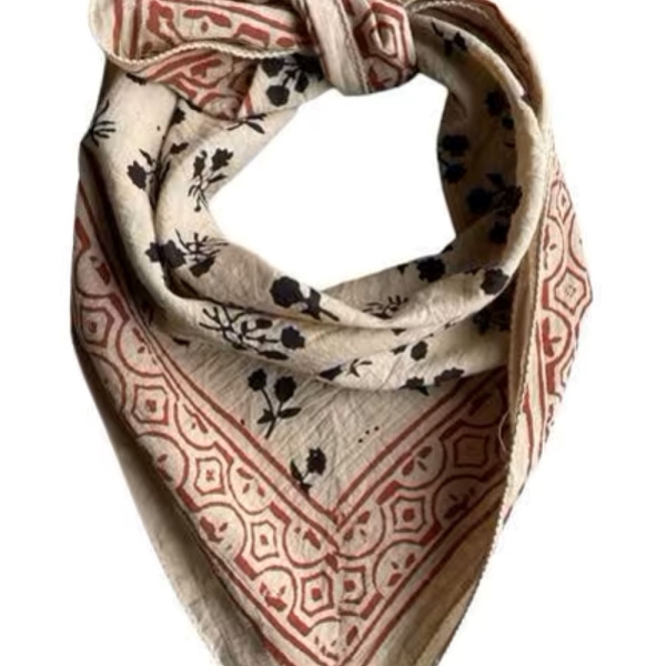 Organic Cotton Bandana Bandana Scarf, Paisley Design Scarf, Vibrant Color, High-Quality, Winter Scarf, Unique Design