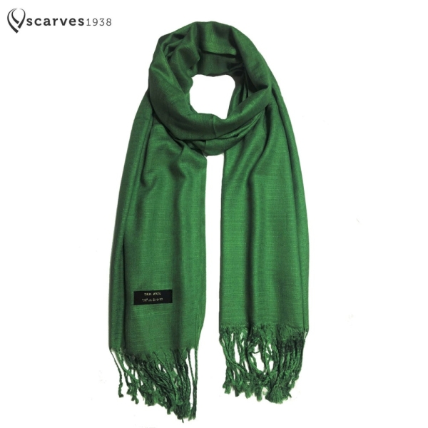 Natural green Raw silk Scarf Gift for her woman's scarf women scarf Casual Handmade scarf handwoven silk Stole Bridesmaid scarf Bridal Shawl