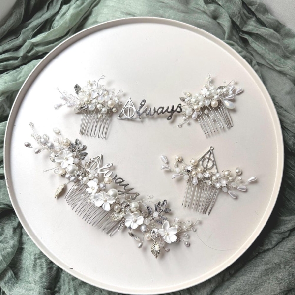 Wedding Hair comb Bohemian Bridal Hair piece Magic wedding Hair piece Wedding Magic Crystals After all this time? Always! Wedding headpiece