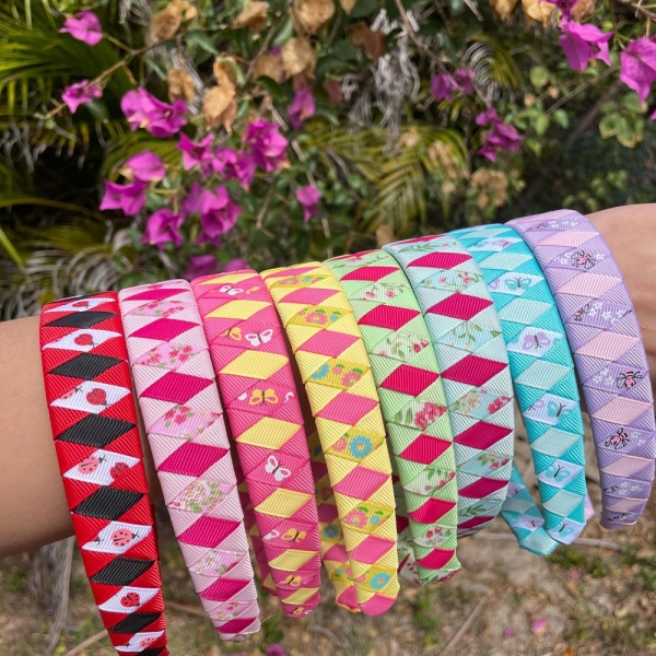 Spring Headbands for Women// Spring Hair Accessories for Women, Pastel Ribbon Headbands