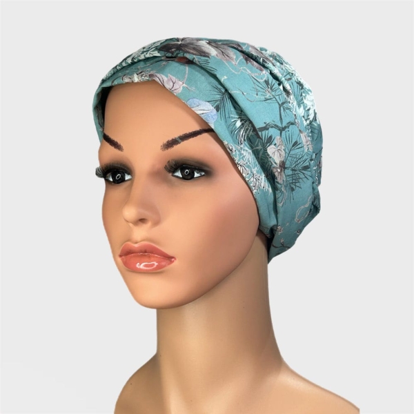 Pre Tied Chemo Head Scarf/Chemo Turban For Cancer Patients with Hair Loss Exclusively by Chemotherapy Headwear