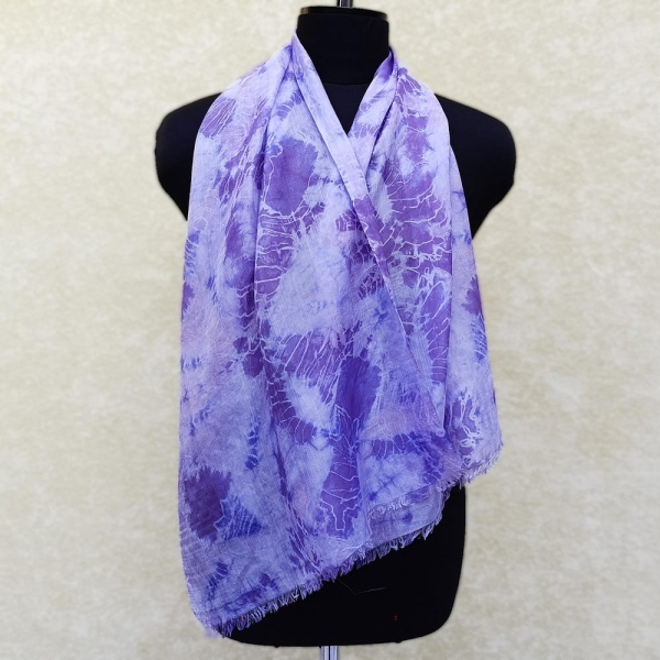 Lavander silk neckerchief women batik hand dyed silk scarf for her, shibori silk scarf, purple small silk scarf, womens purple accessories
