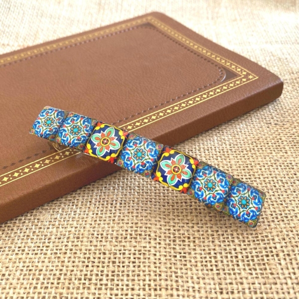 Hair Barrette Thick Hair Large Hair Clip Unique Handmade Accessory Stylish Gift for Women